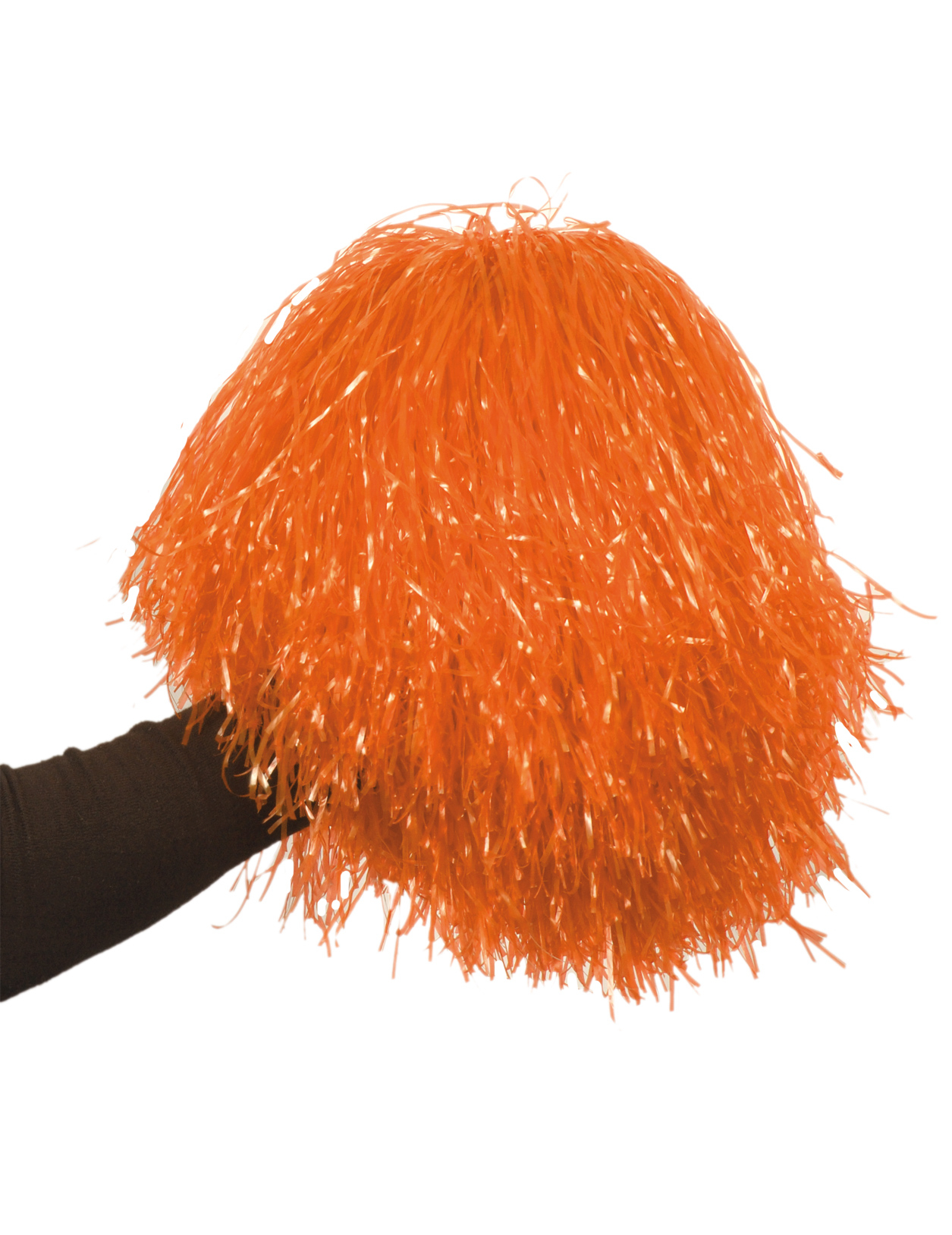 Pompon orange métallique