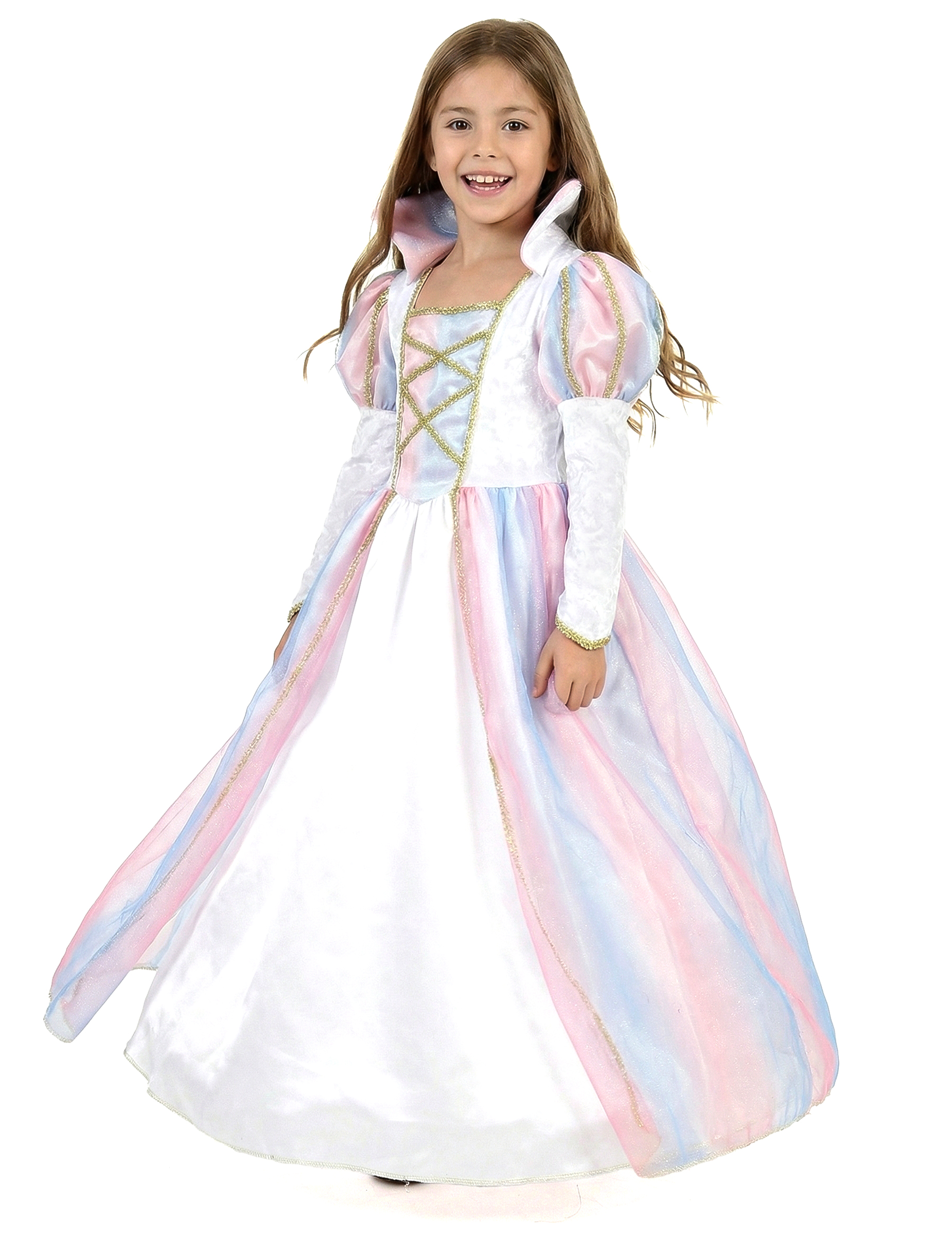 Déguisement princesse multicolore fille