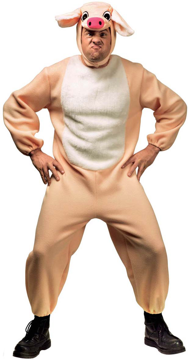 Déguisement cochon homme