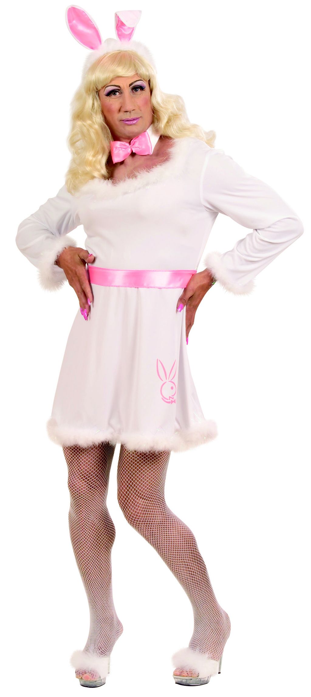 Déguisement lapin drag queen homme
