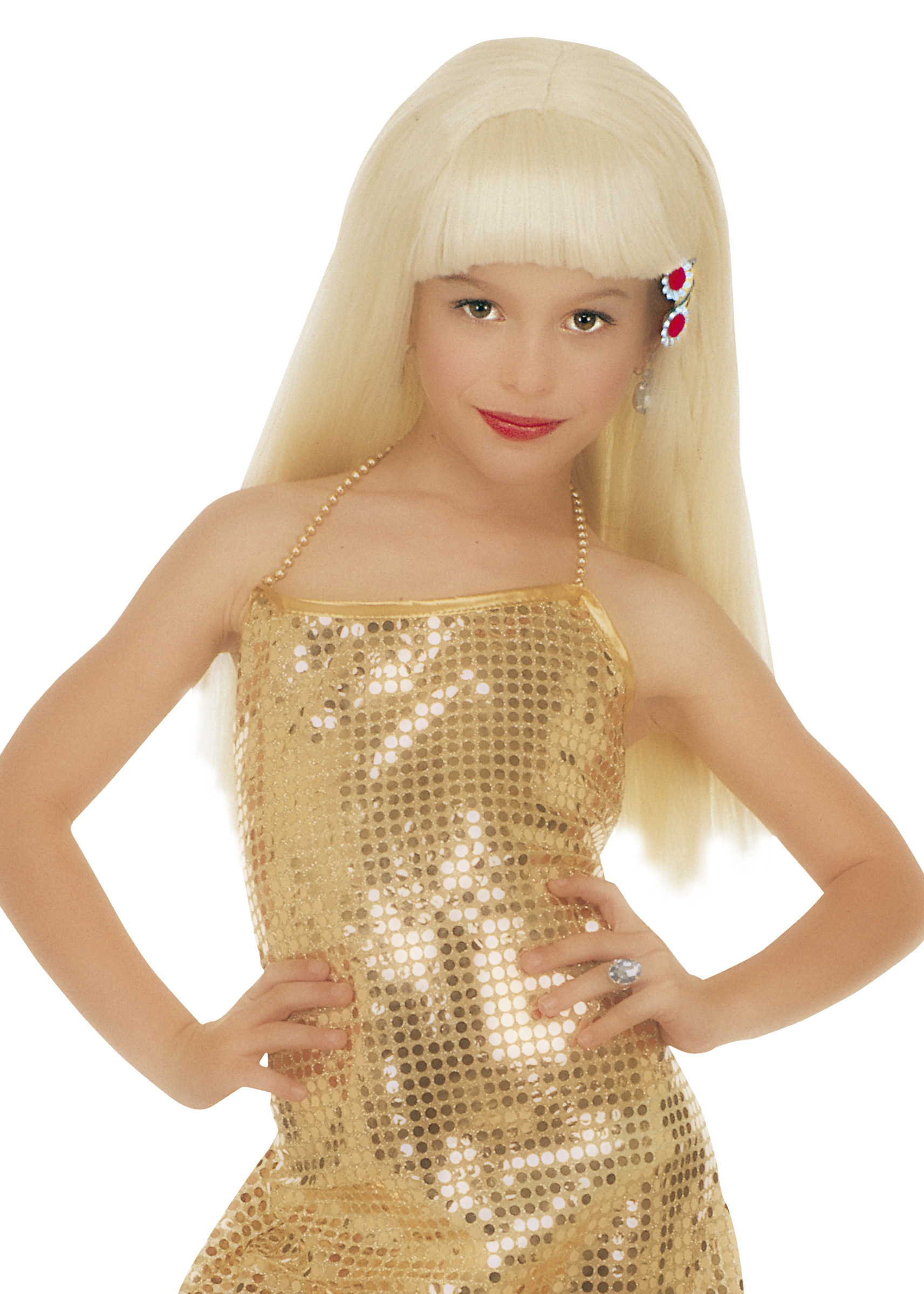 Perruque blonde glamourfille
