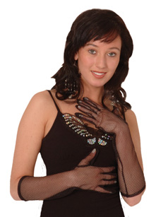 Gants résille adulte 40cm