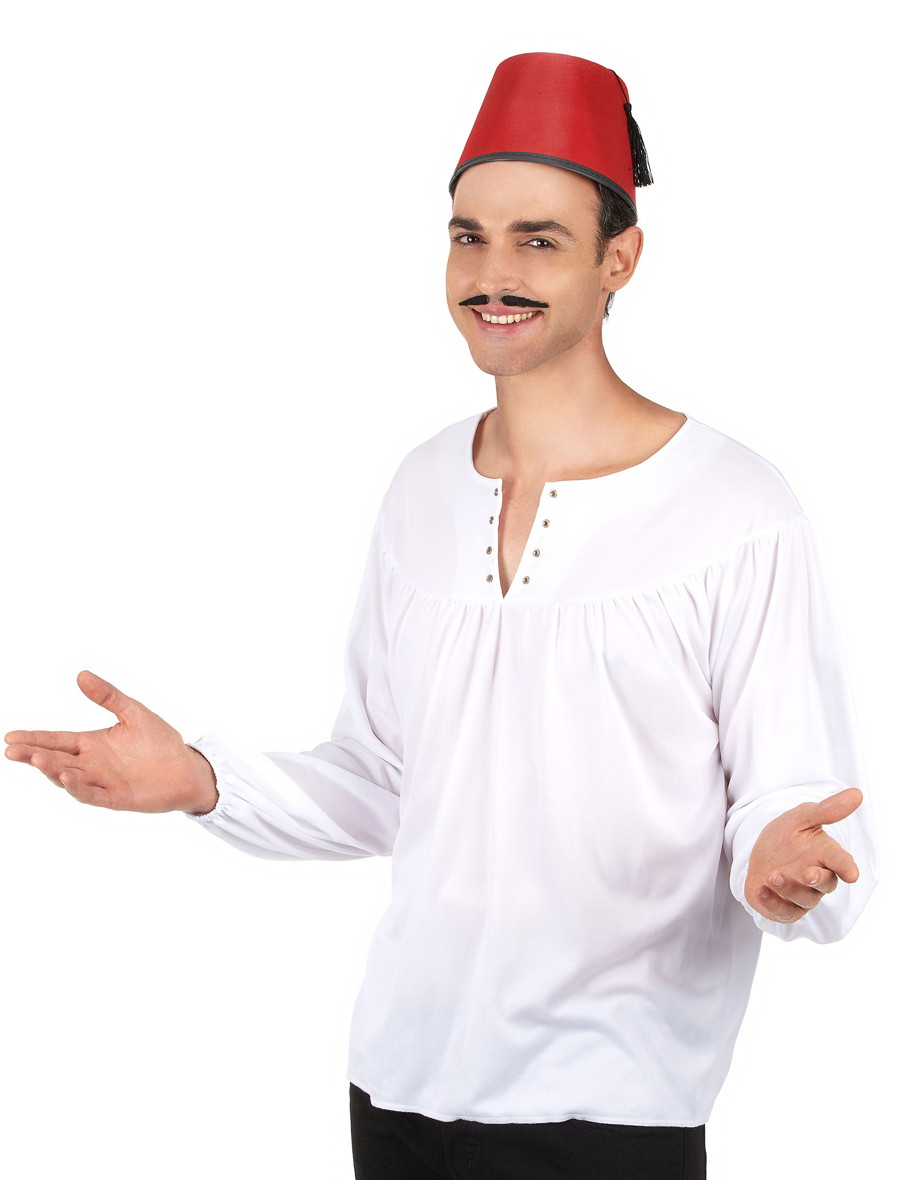 Chapeau Fez feutrine adulte