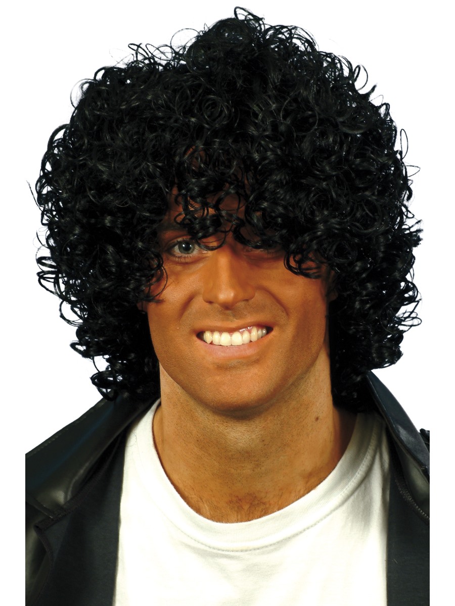 Perruque afro noire adulte