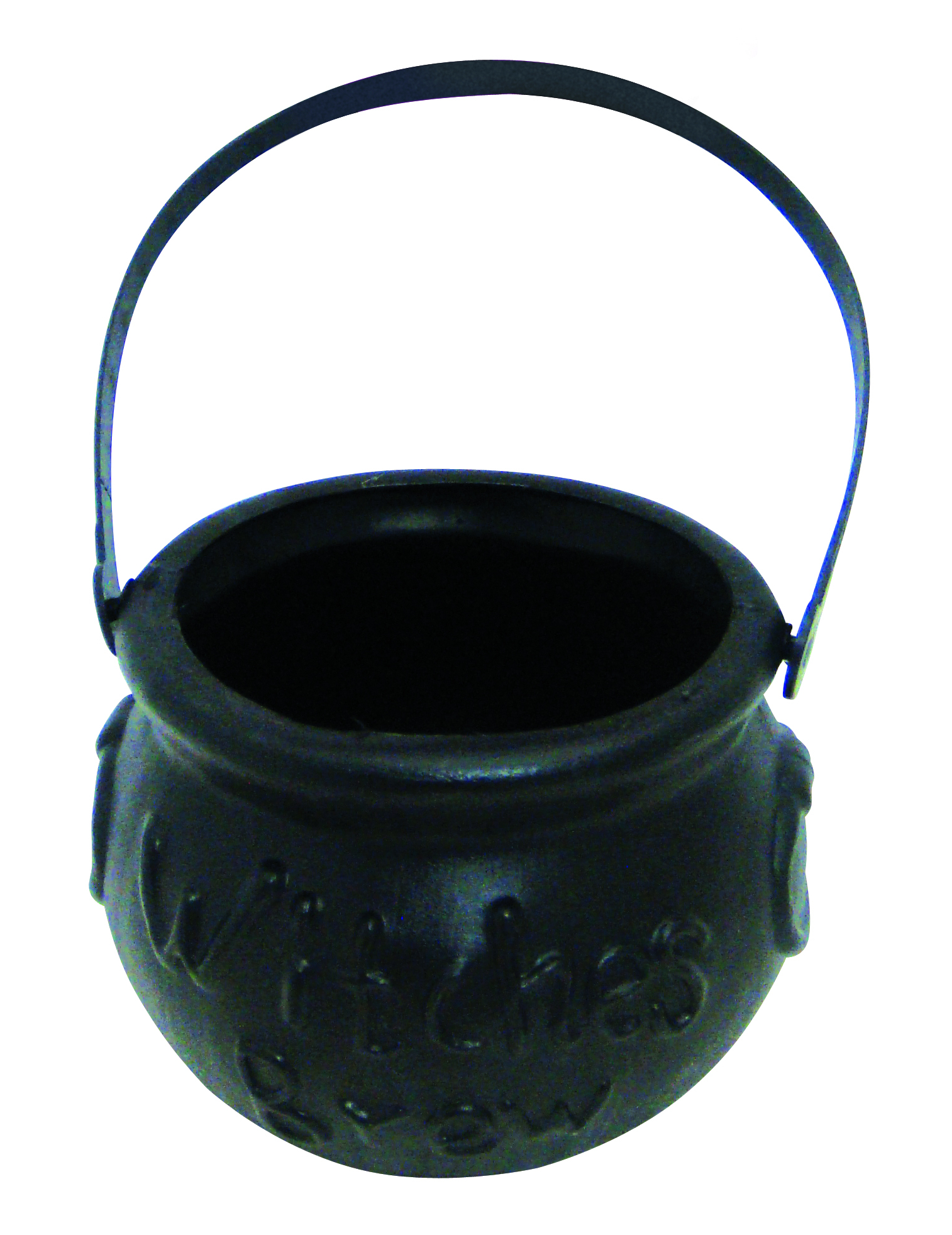 Petit chaudron noir Halloween 10 cm