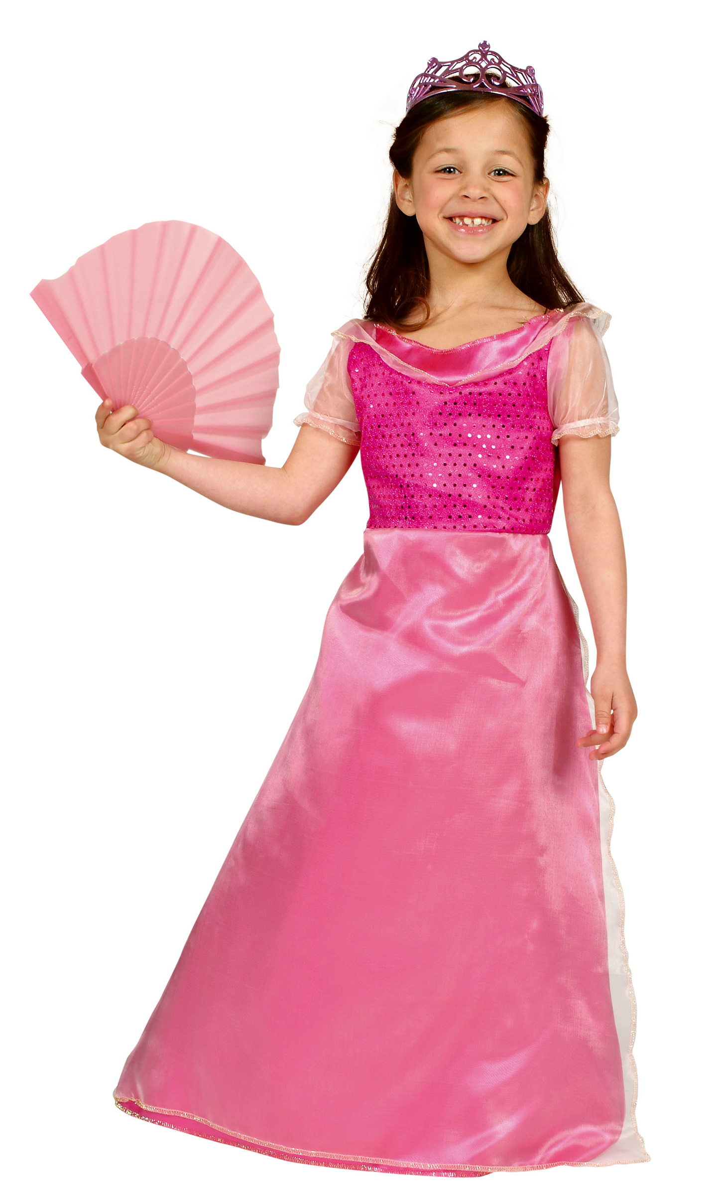 Déguisement princesse perles et sequins fille