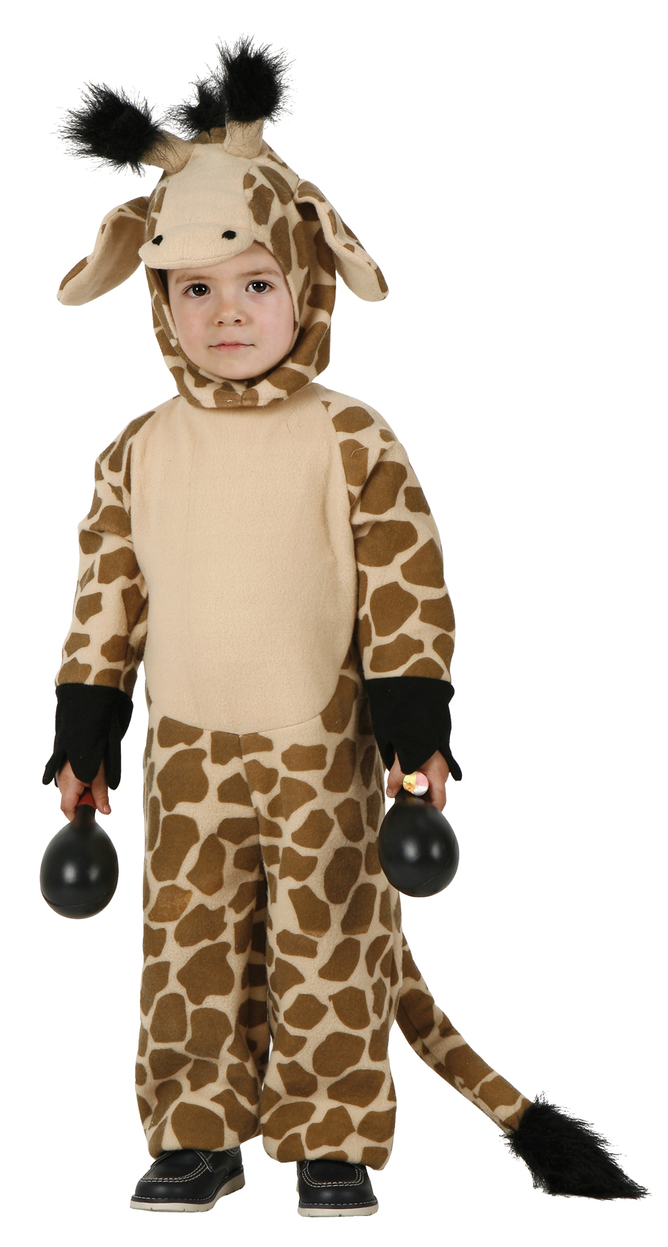 Déguisement girafe marron et noire enfant