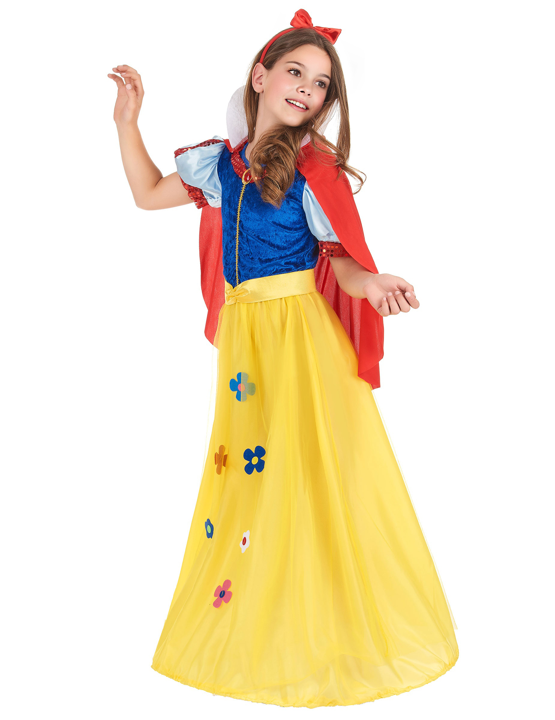 Déguisement princesse à fleur fille
