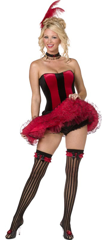 Déguisement cabaret french cancan femme