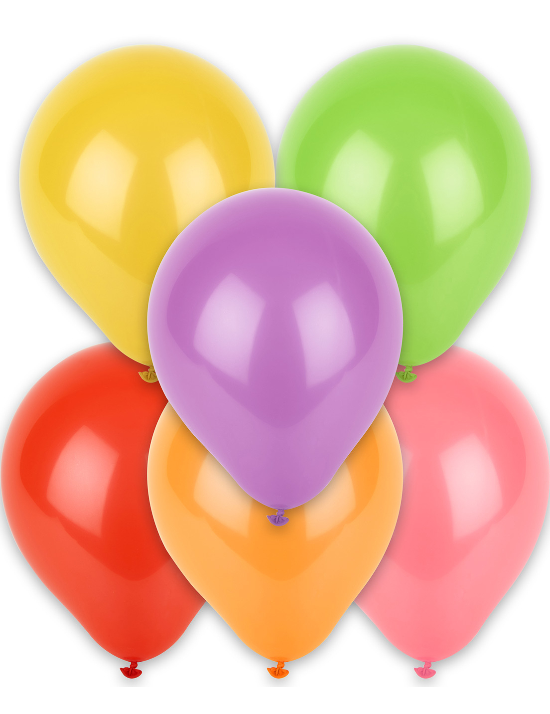 50 Ballons multicolores