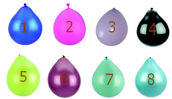 50 Ballons baudruches biodégradables
