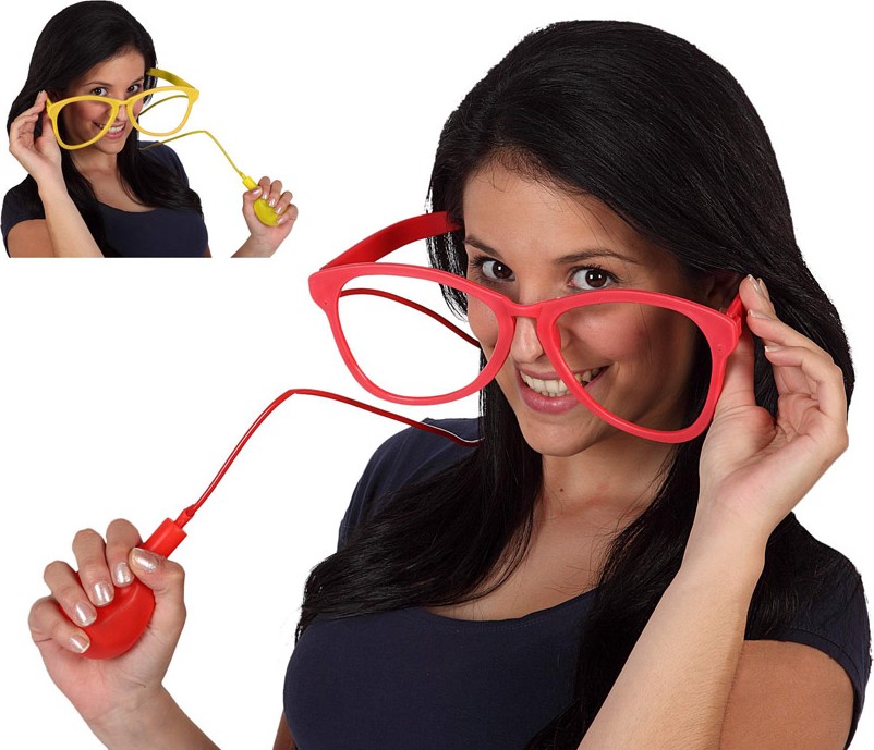 Lunettes géantes arroseuses