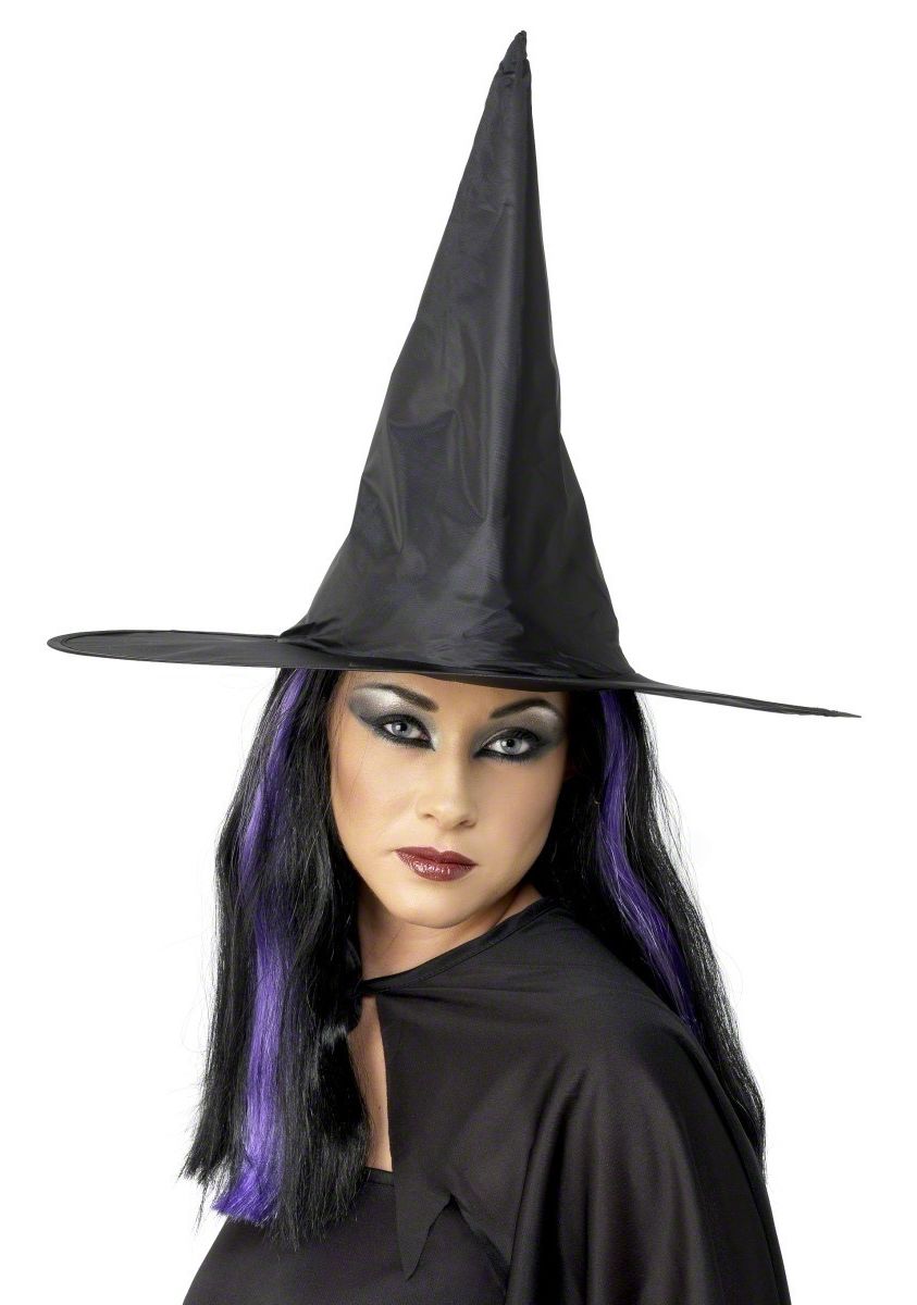 Chapeau sorcière noir femme Halloween