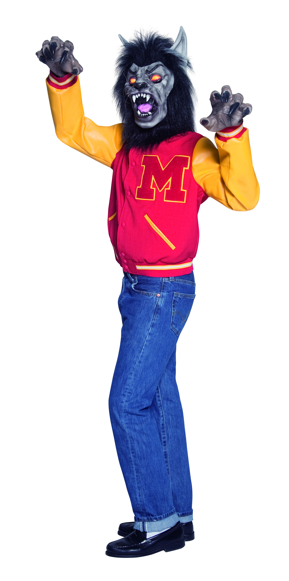 Déguisement loup garou du campus adulte Halloween