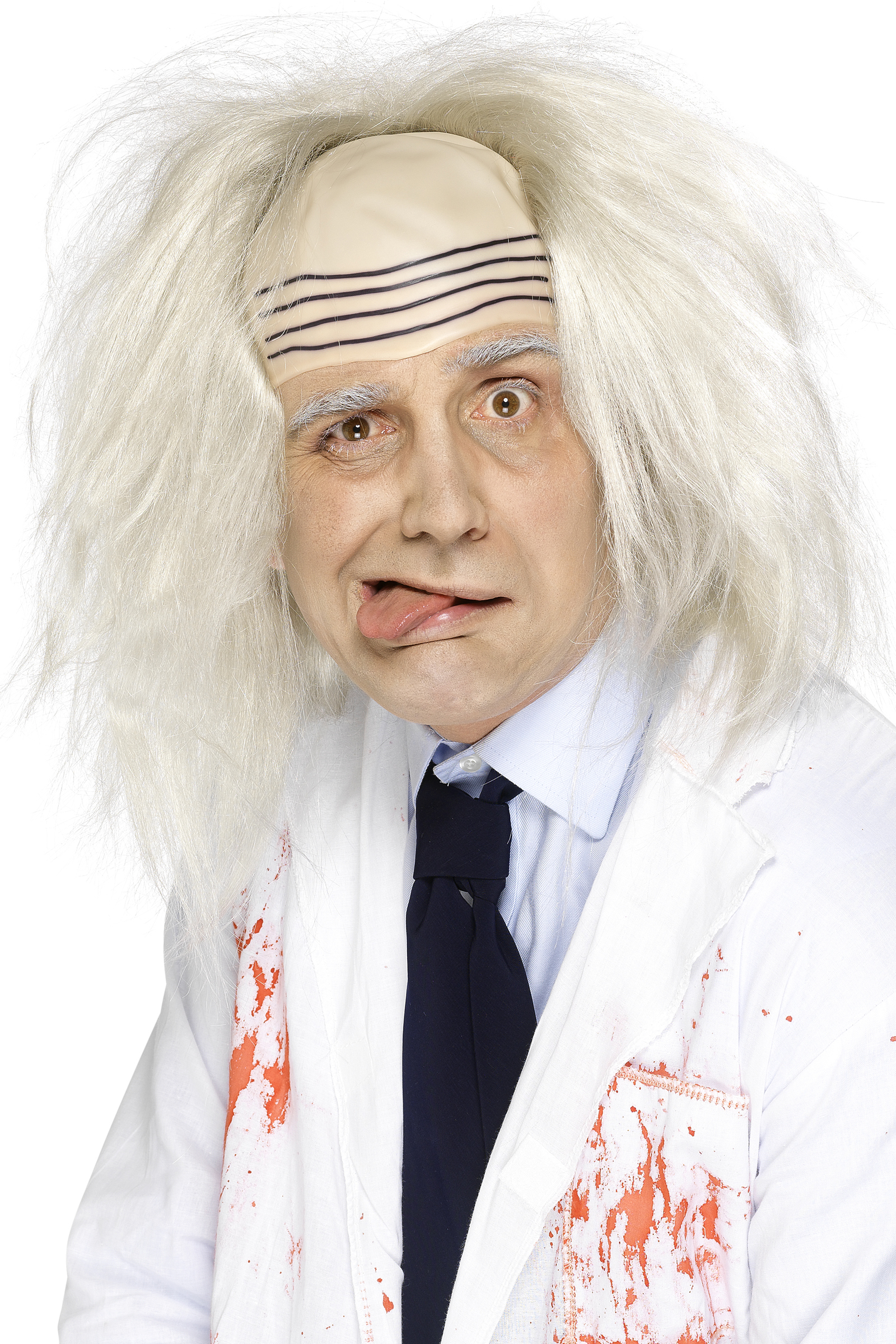 Perruque docteur fou homme