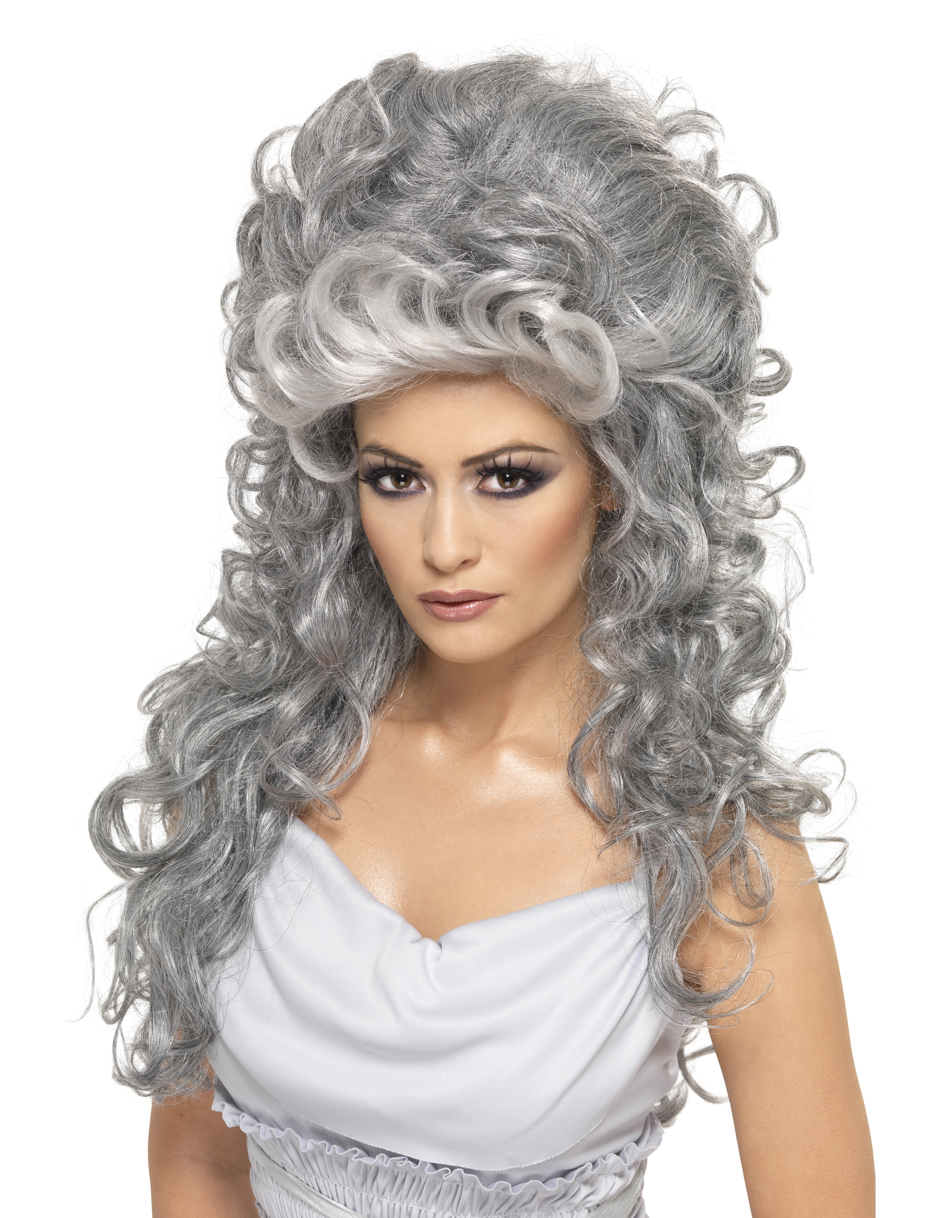 Perruque comtesse grise femme