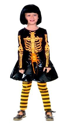 Déguisement squelette fille Halloween