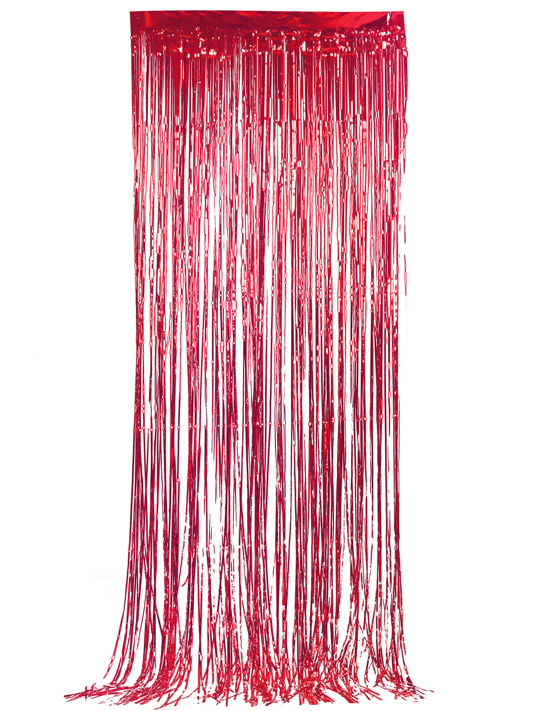 Rideau scintillant rouge