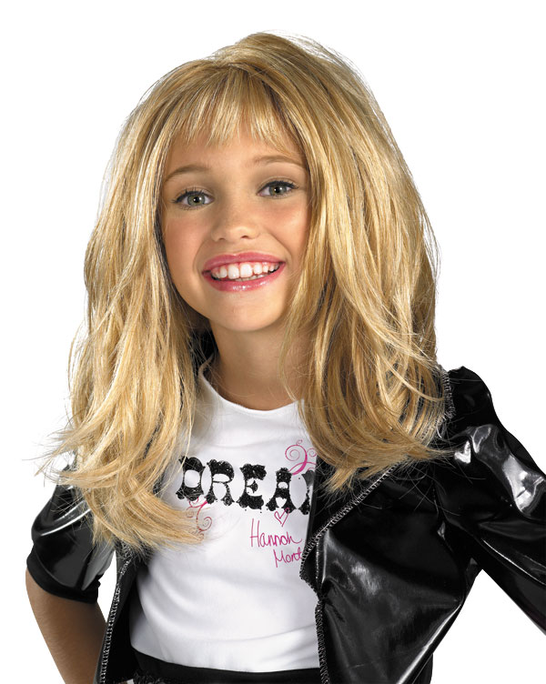 Perruque Hannah Montana fille