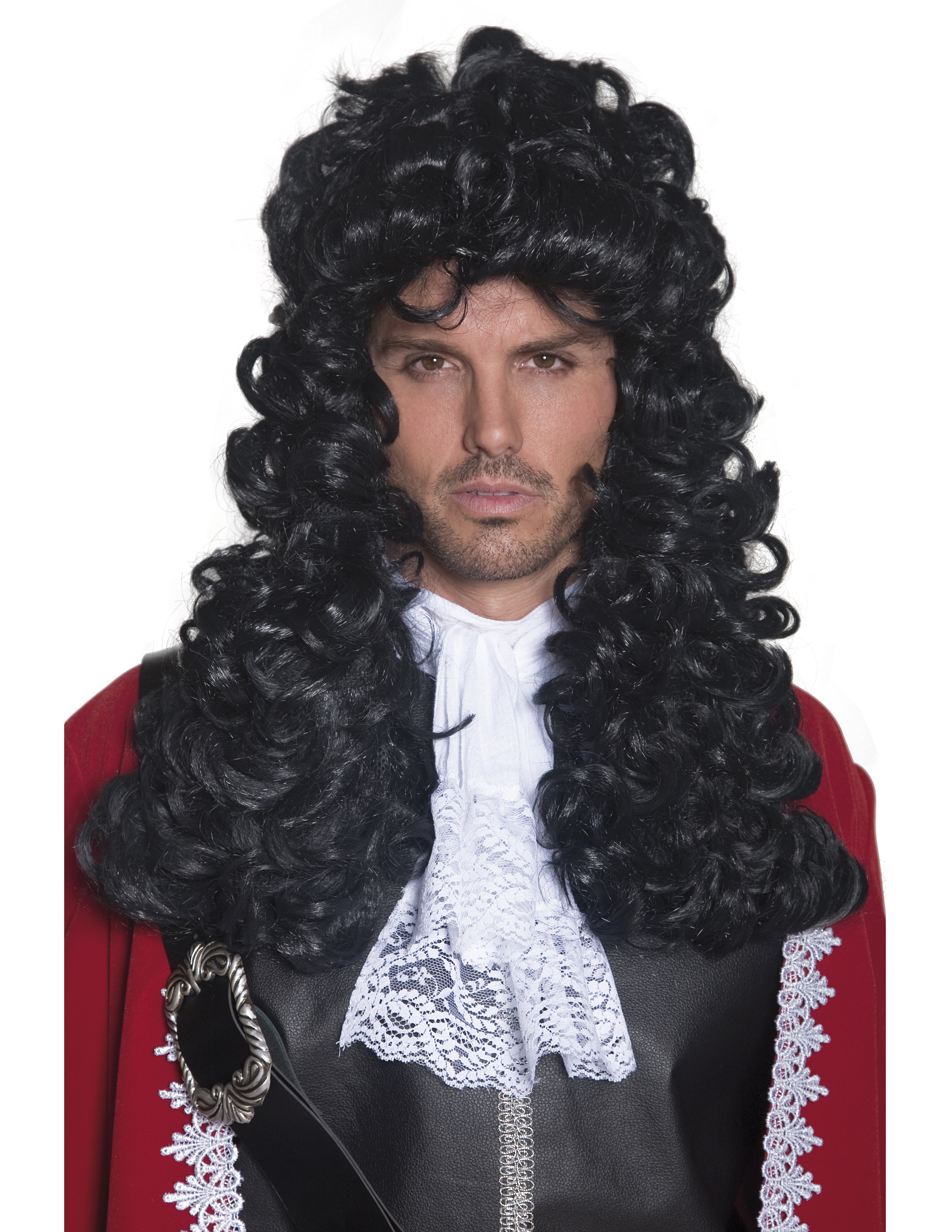 Perruque longue pirate homme
