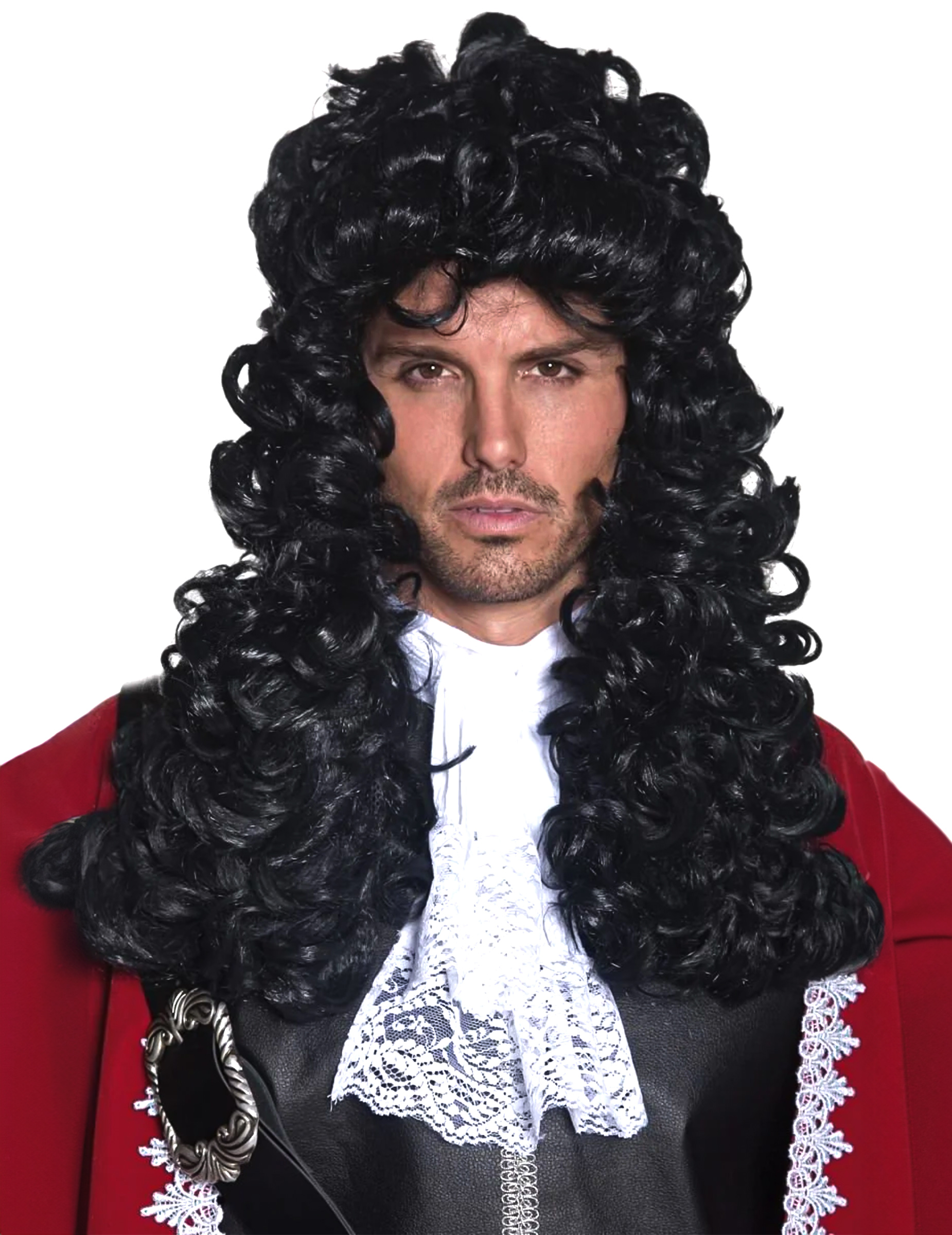 Perruque longue pirate homme