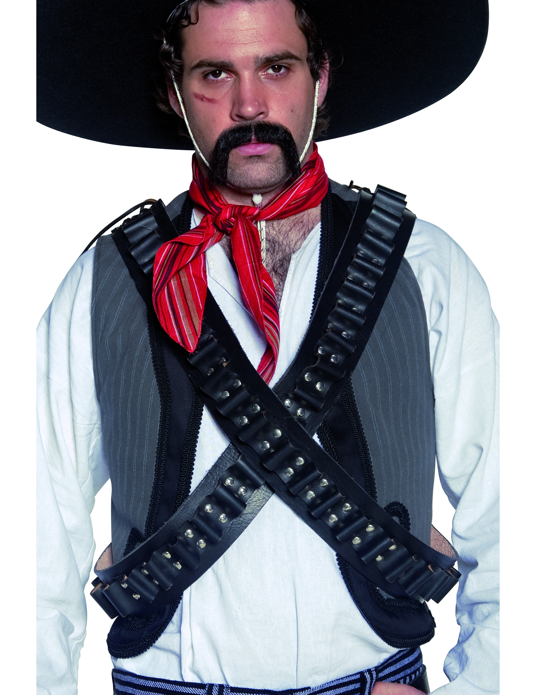Ceinture balles western adulte