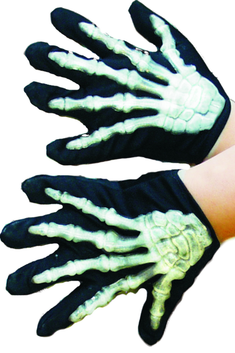 Gants squelette enfant phosphorescents