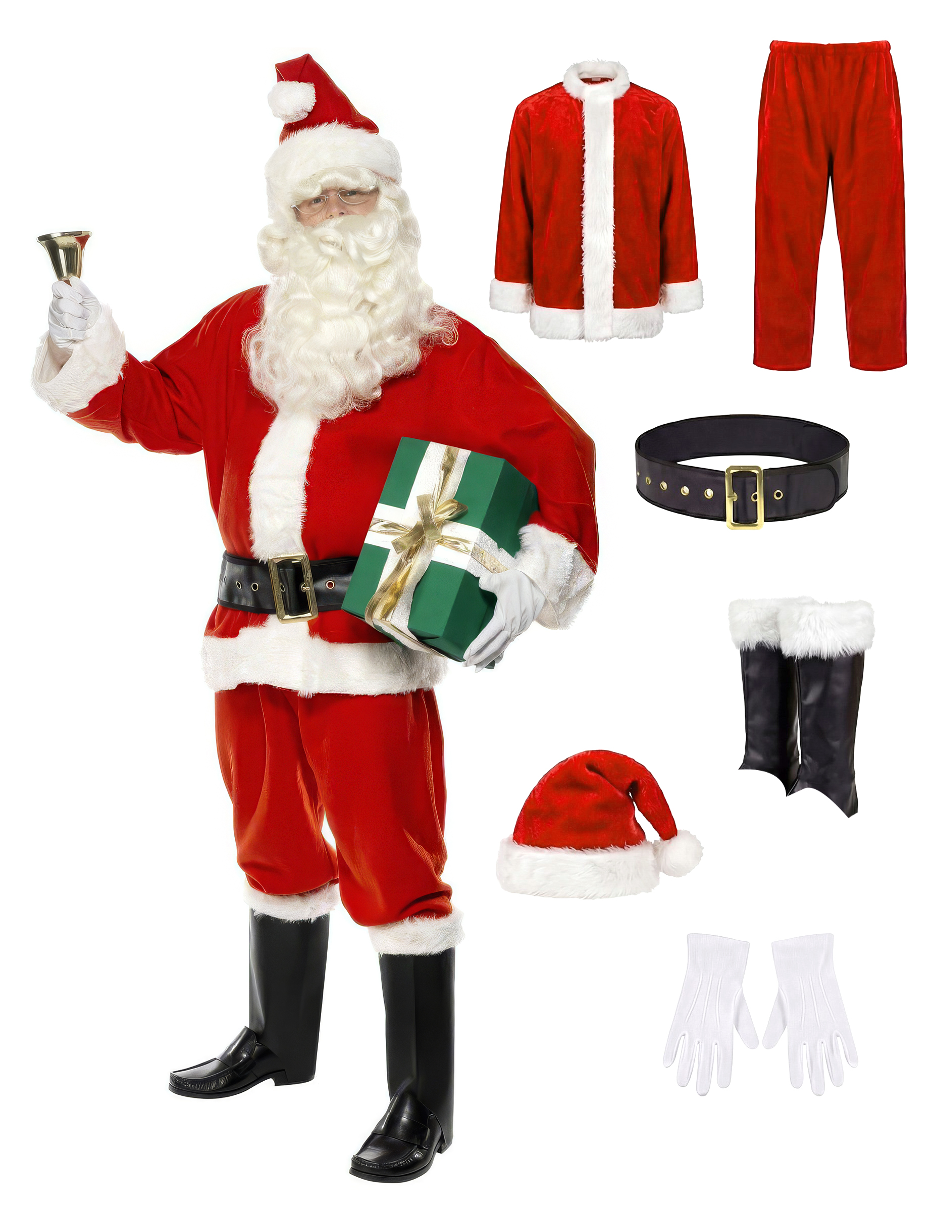 Déguisement Père Noël luxe homme