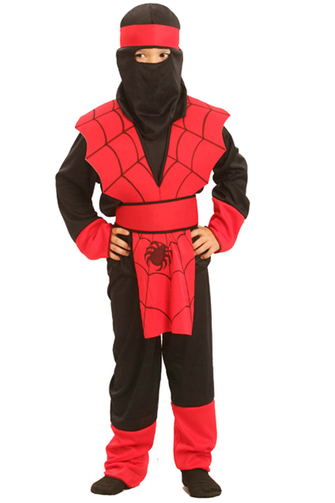 Déguisement ninja araignée garçon