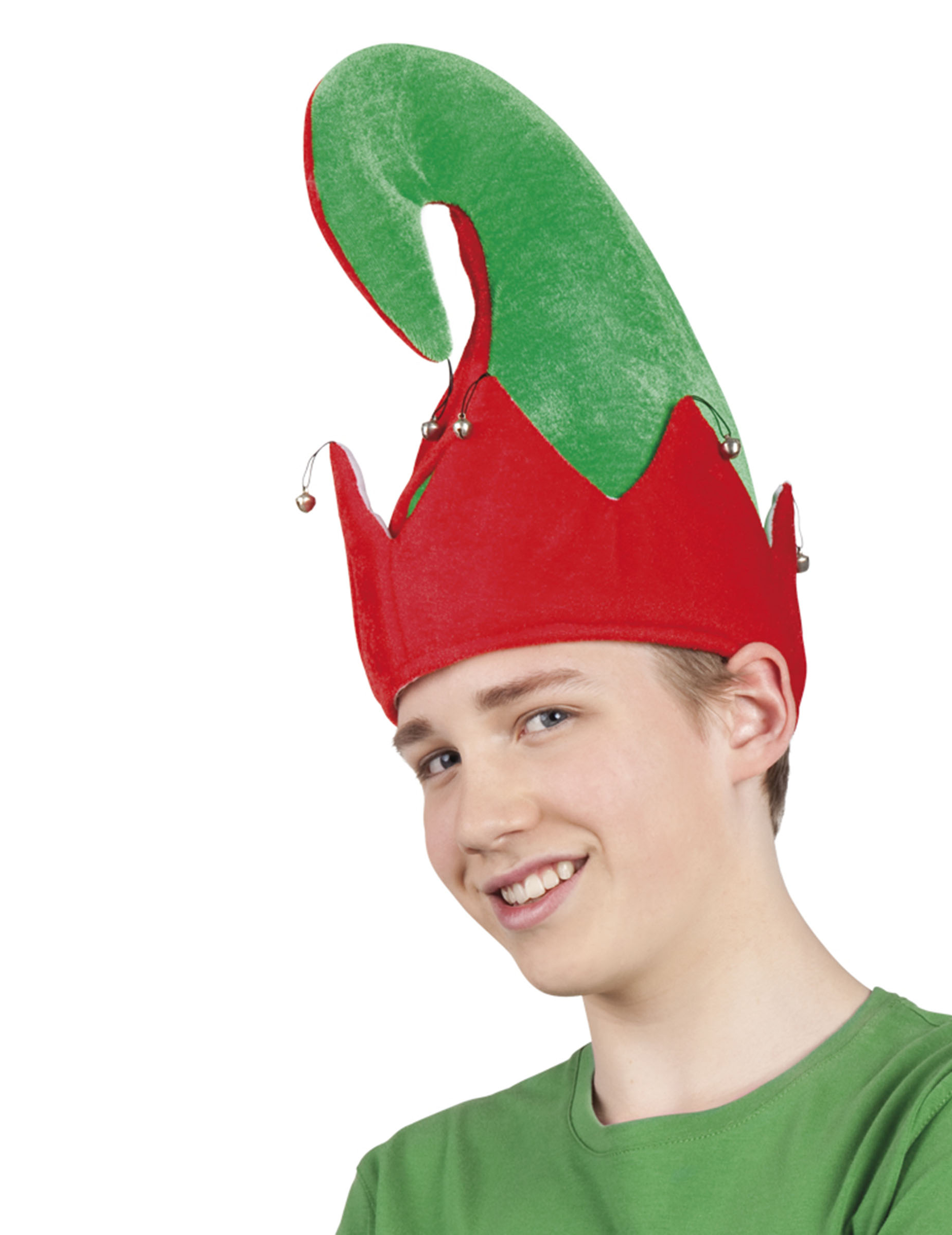 Bonnet elfe Noël avec grelots adulte