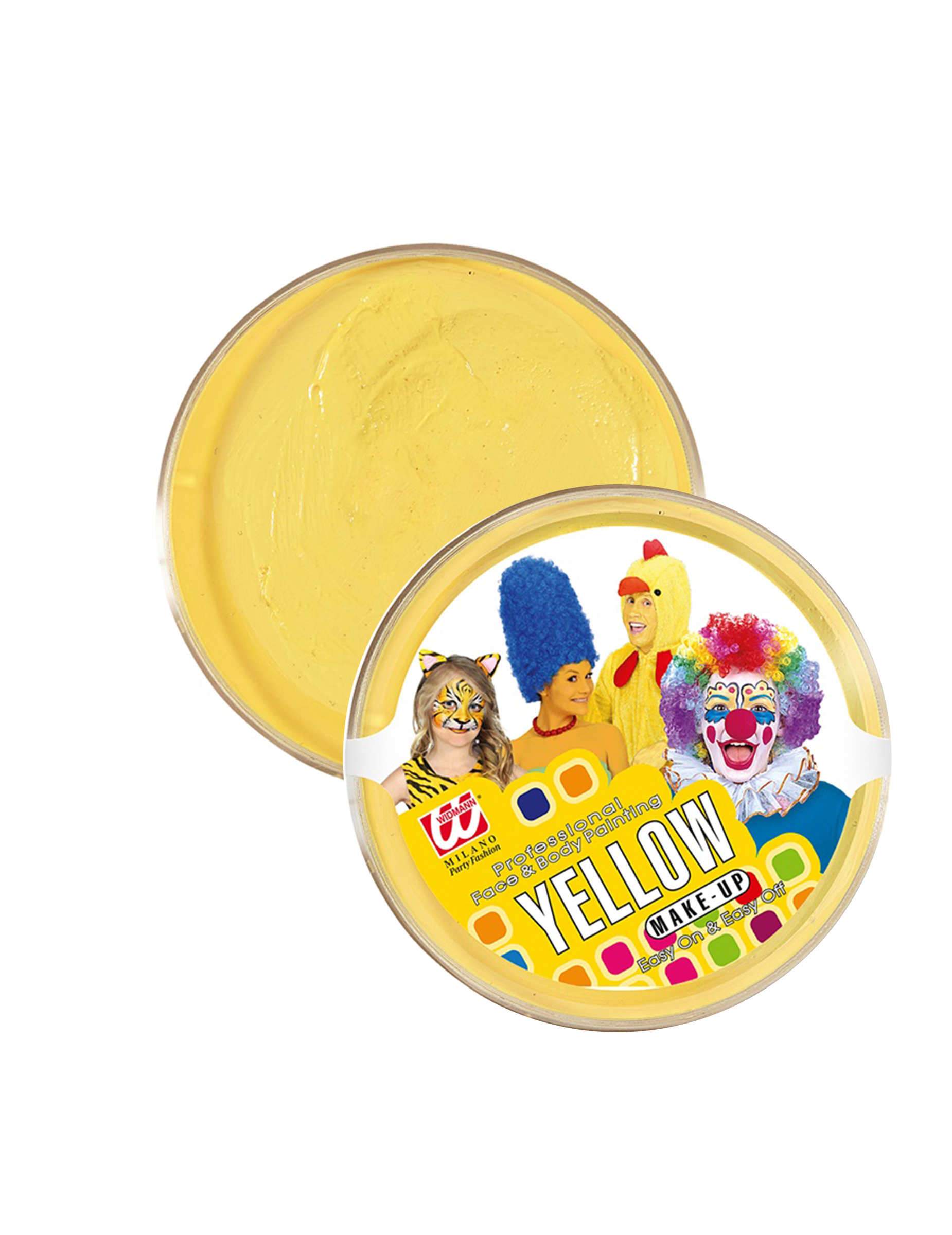 Pot maquillage professionnel jaune 25 g