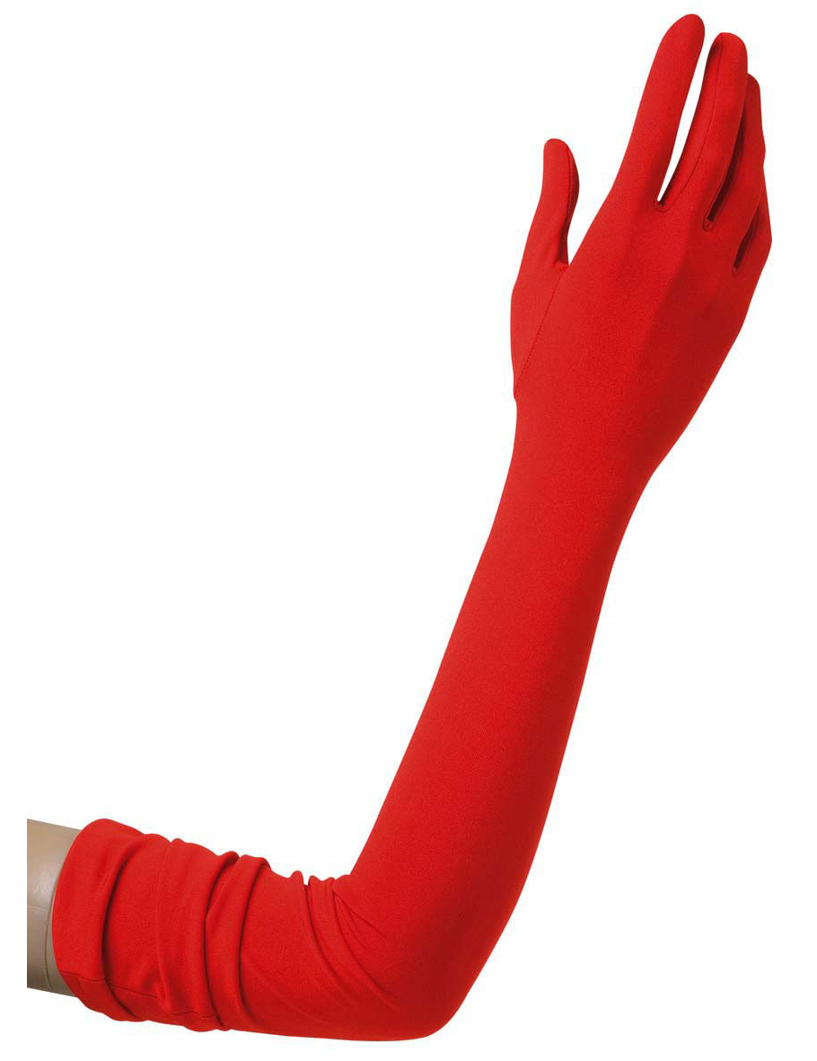 Gants long rouge homme