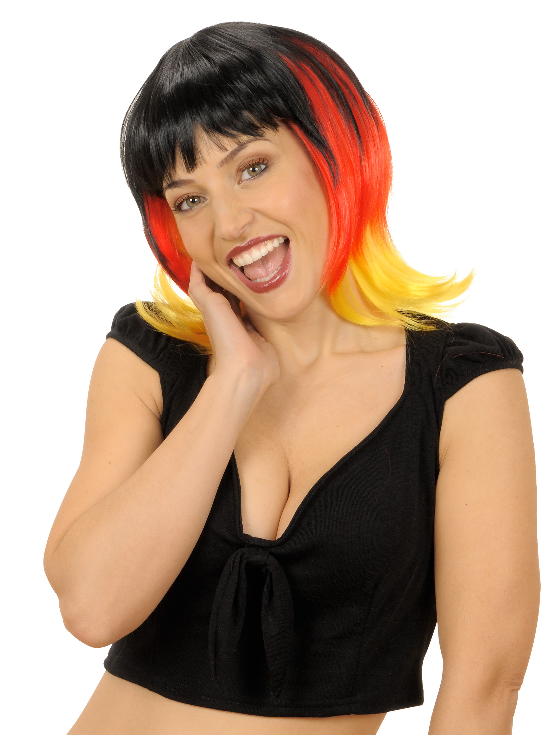 Perruque supporter Allemagne femme
