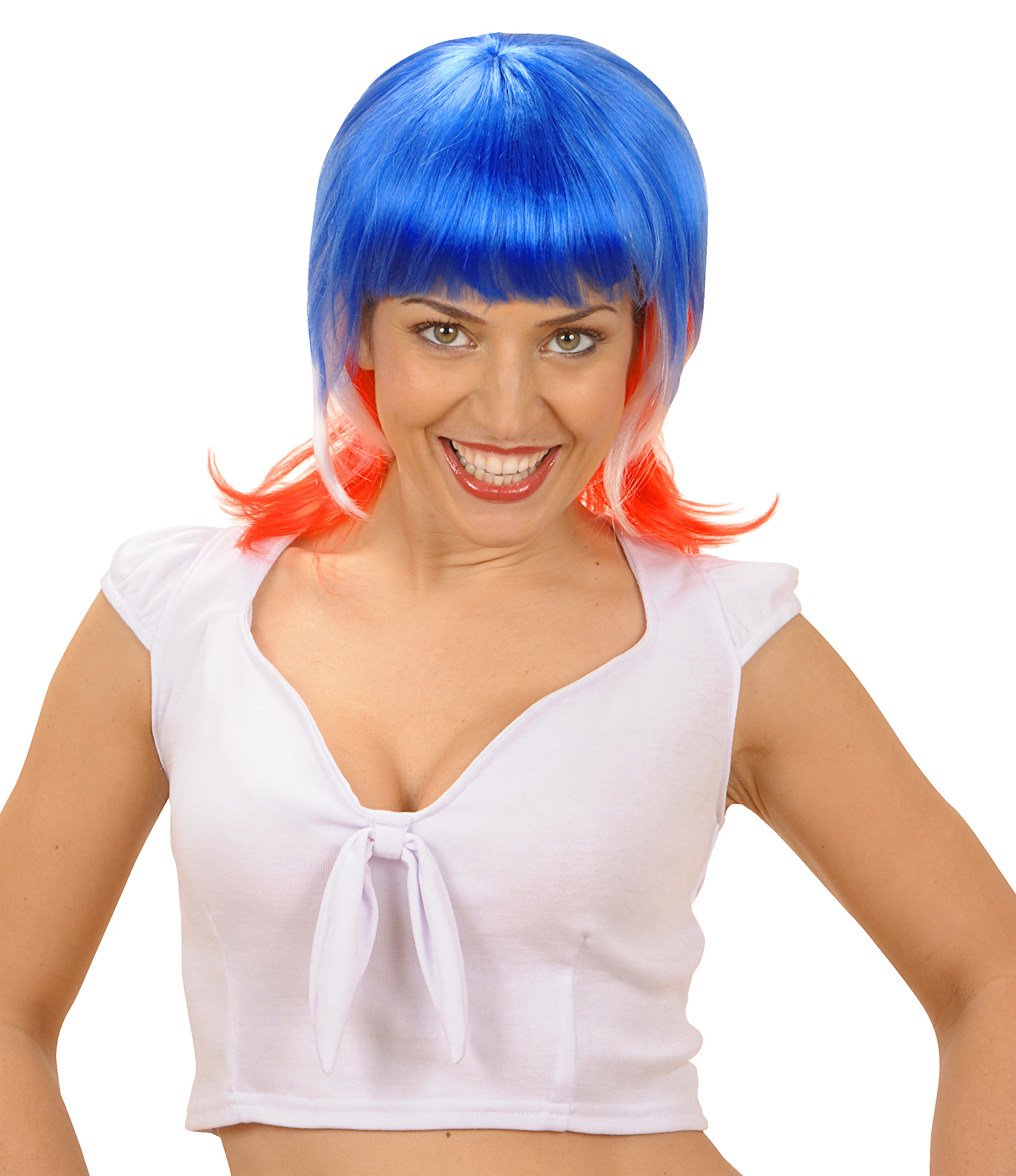 Perruque supporter France femme