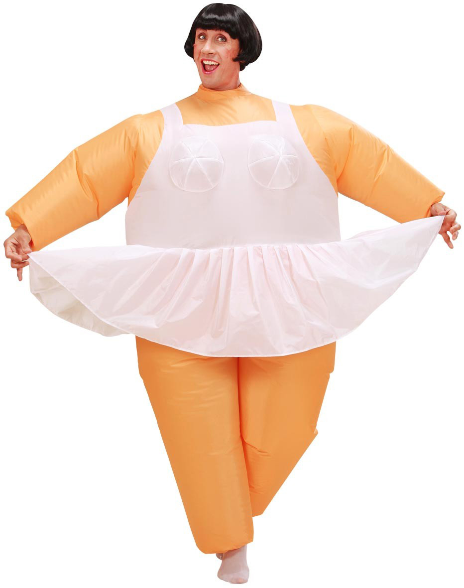 Déguisement humoristique ballerine gonflable adulte