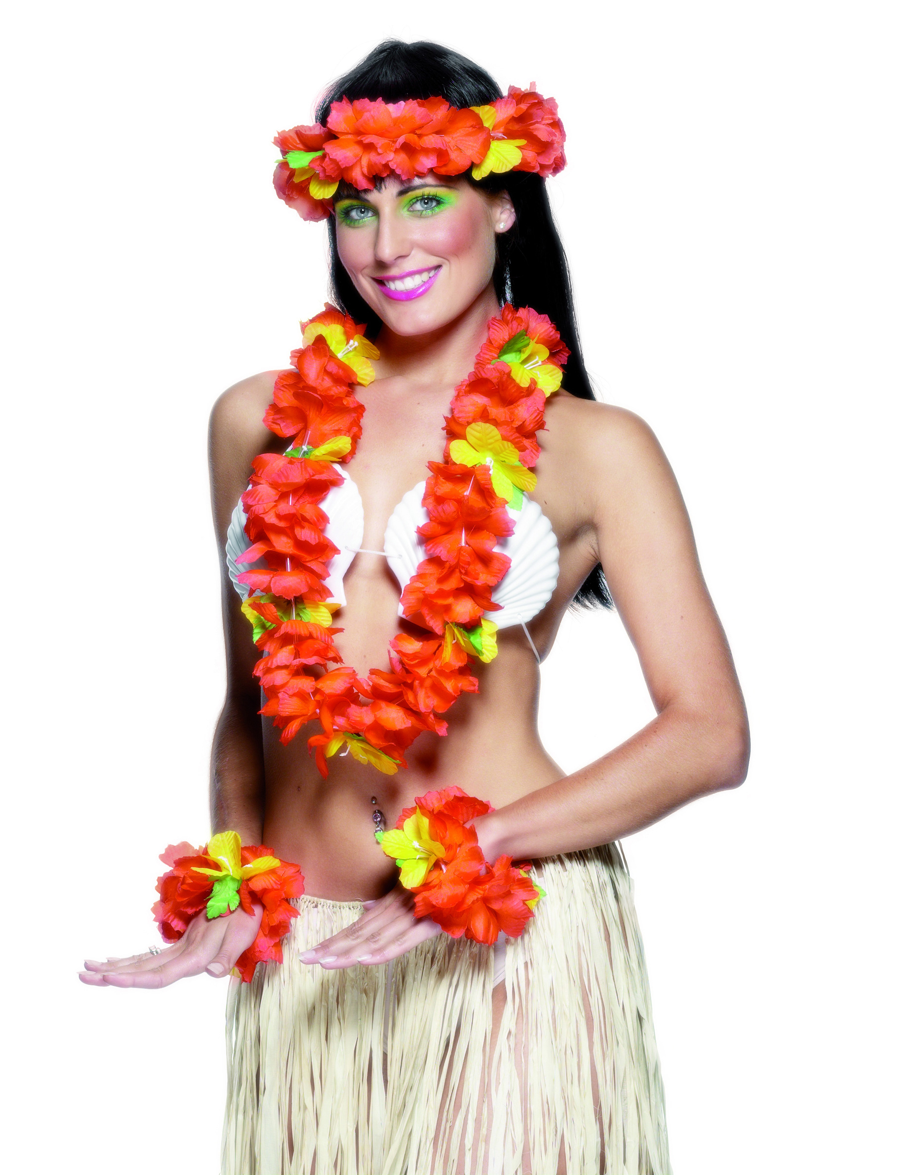 Kit rouge Hawaï