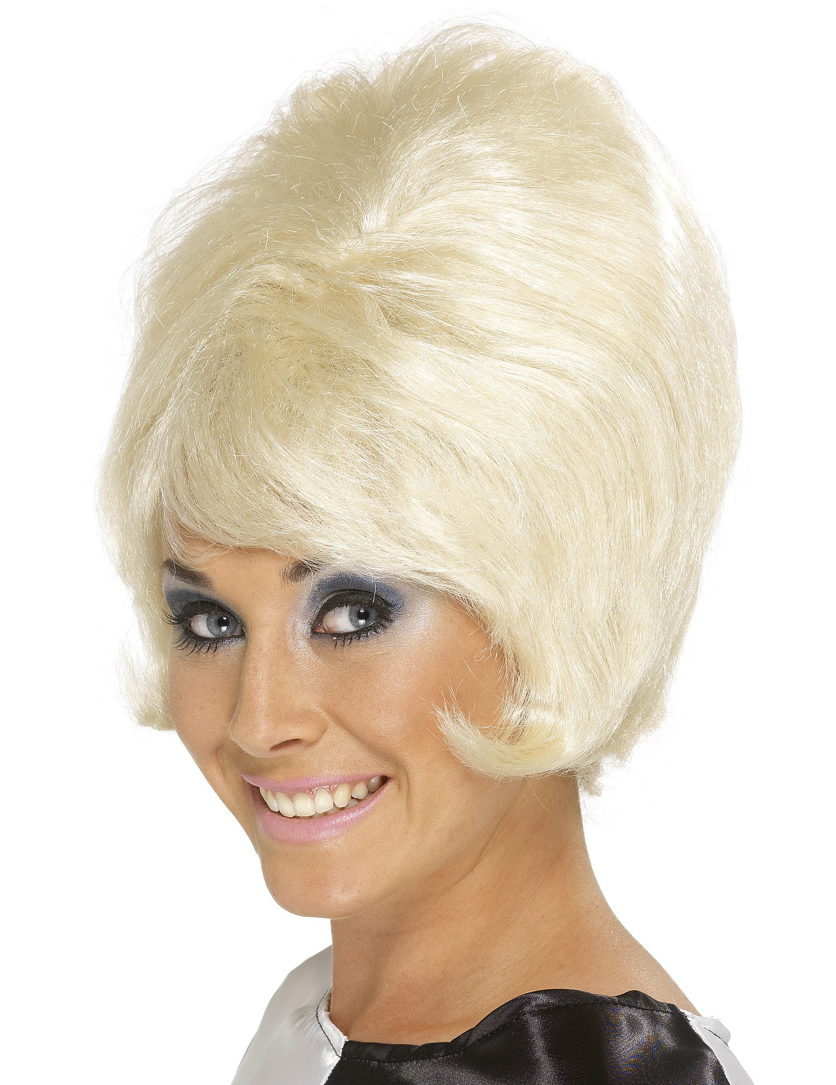 Perruque blonde beehive femme