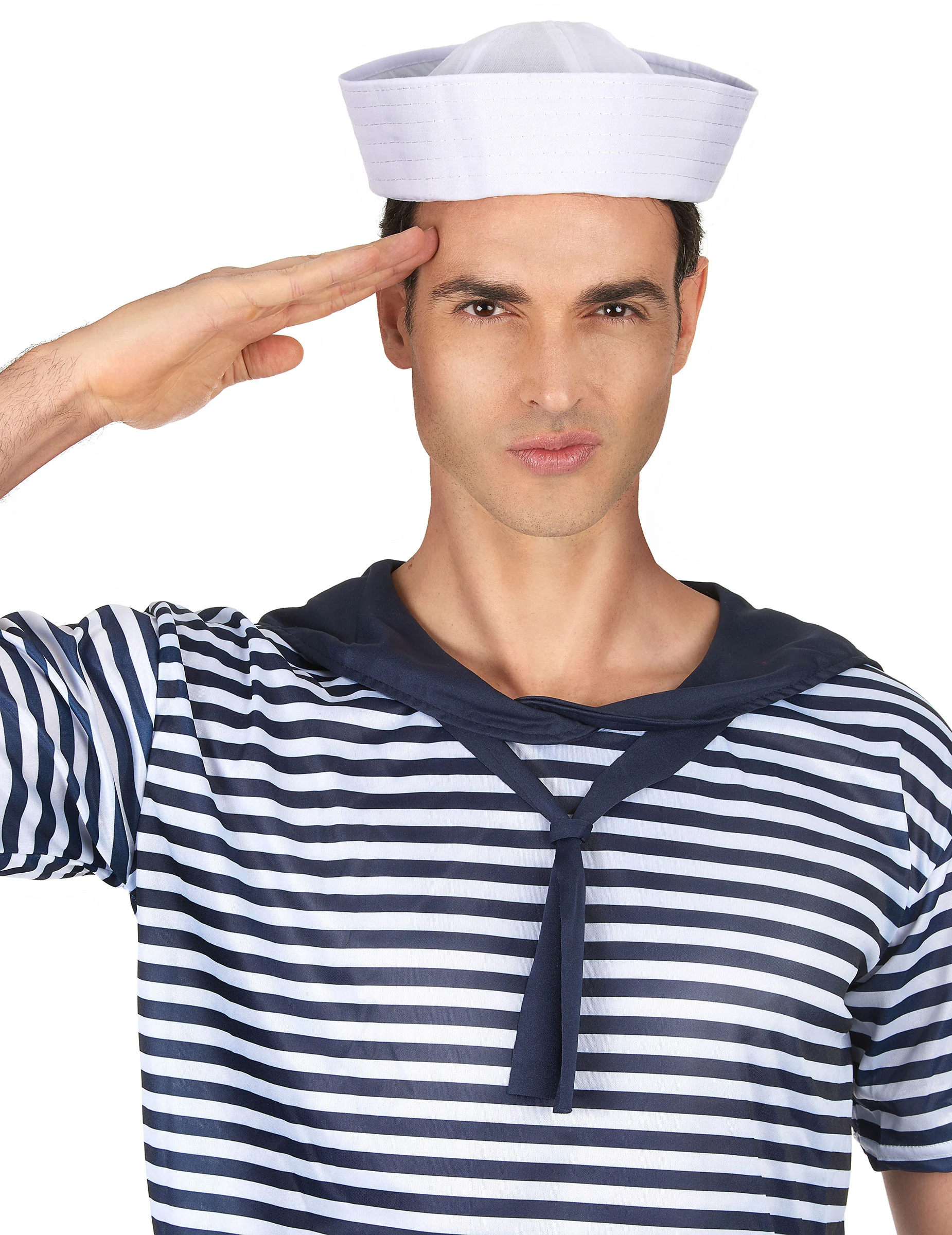 Chapeau marin blanc adulte