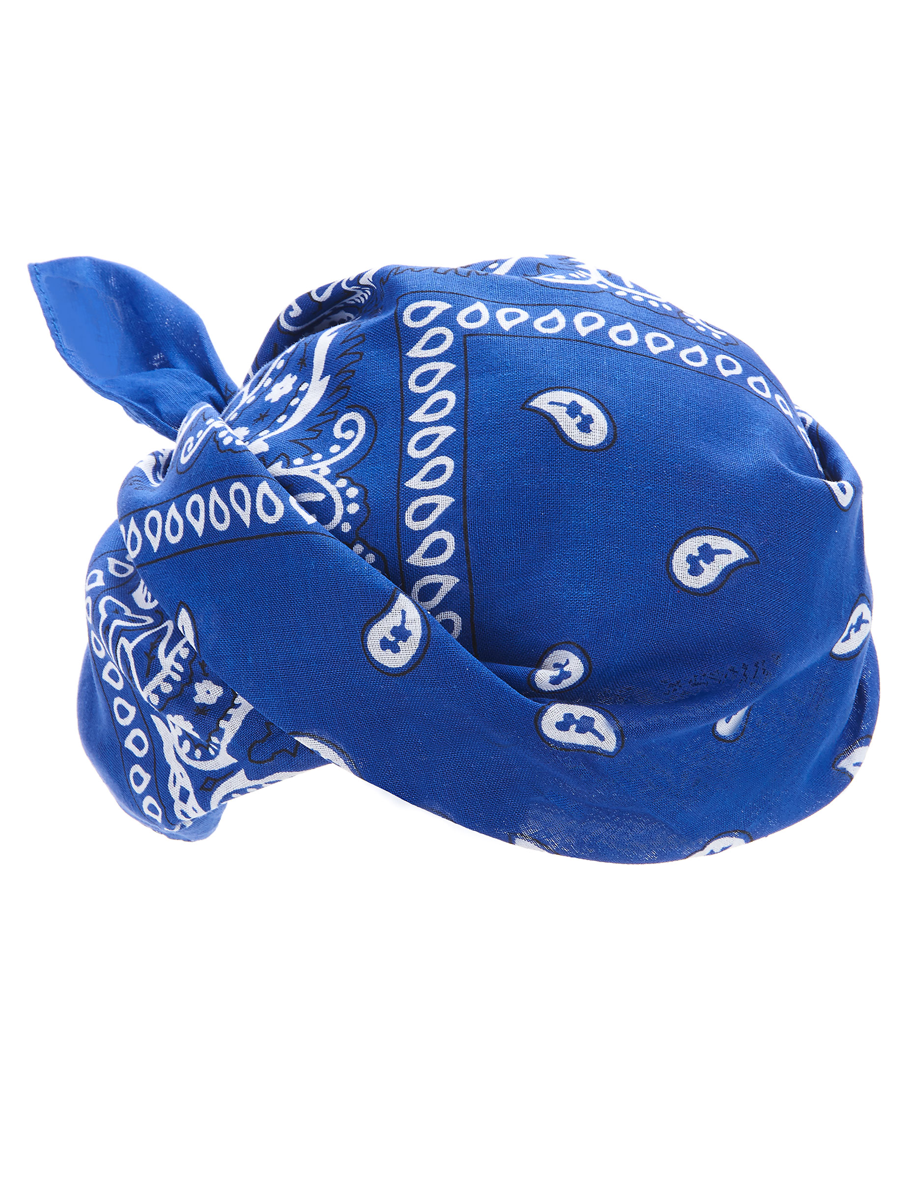 Bandana biker ou cowboy bleu