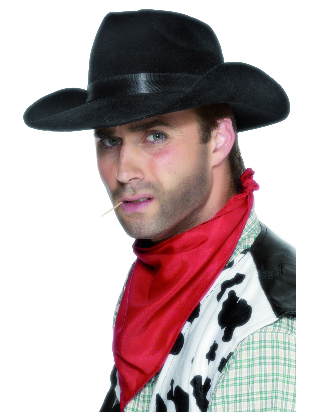 Chapeau cowboy noir