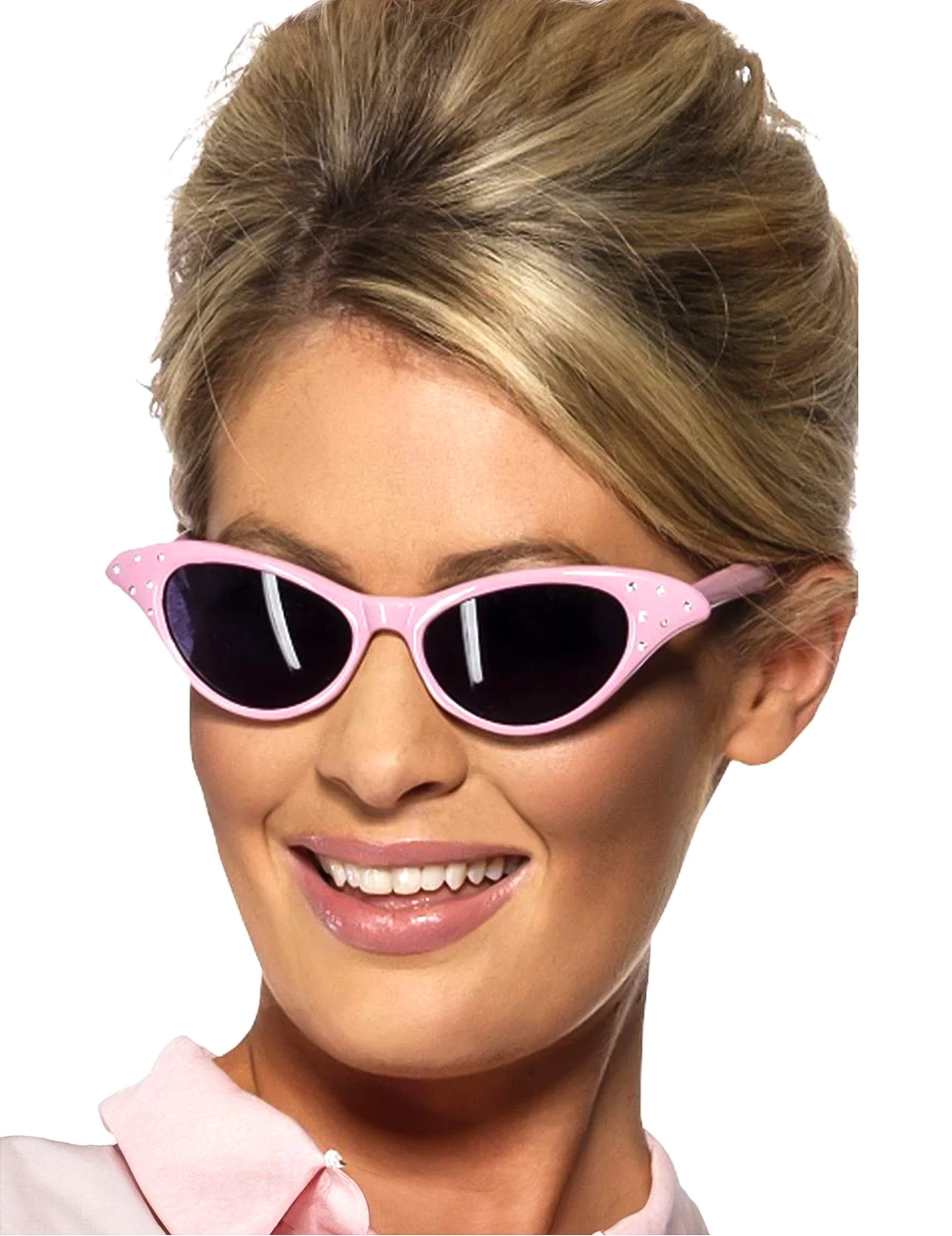 Lunettes roses adulte