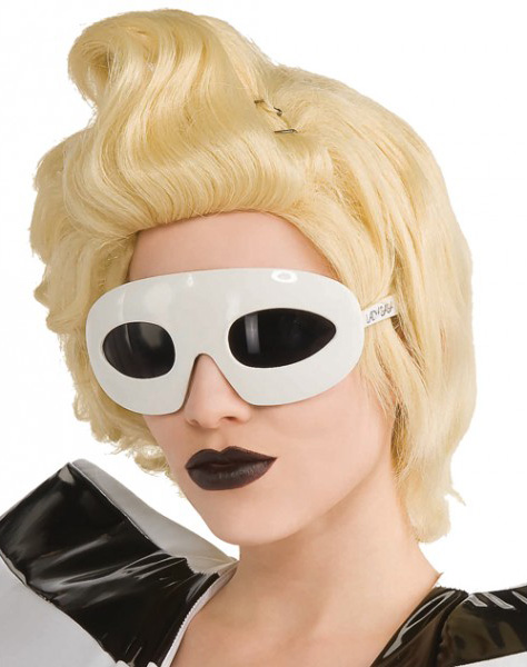 Lunettes Lady Gaga blanches