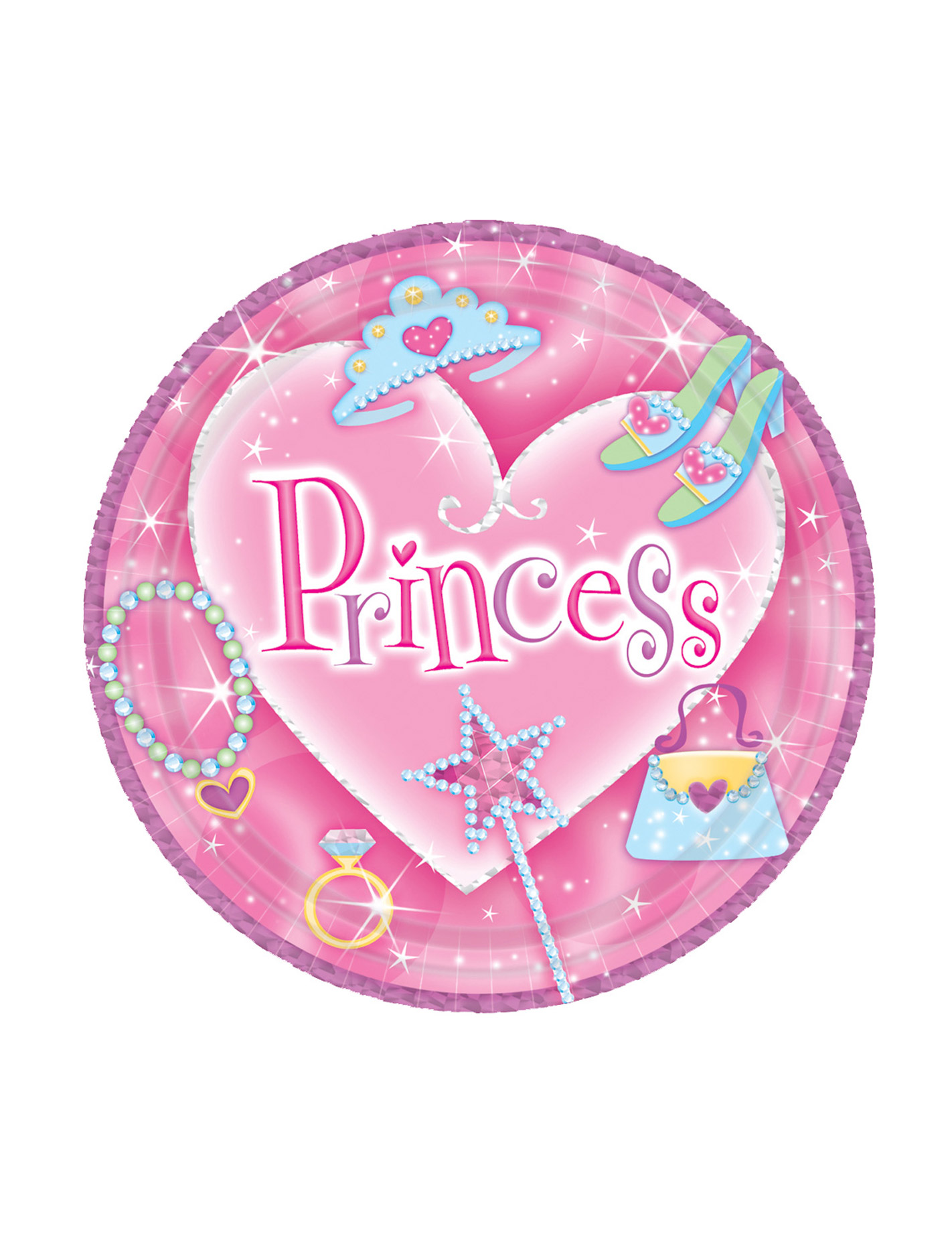 8 Assiettes à dessert princesse