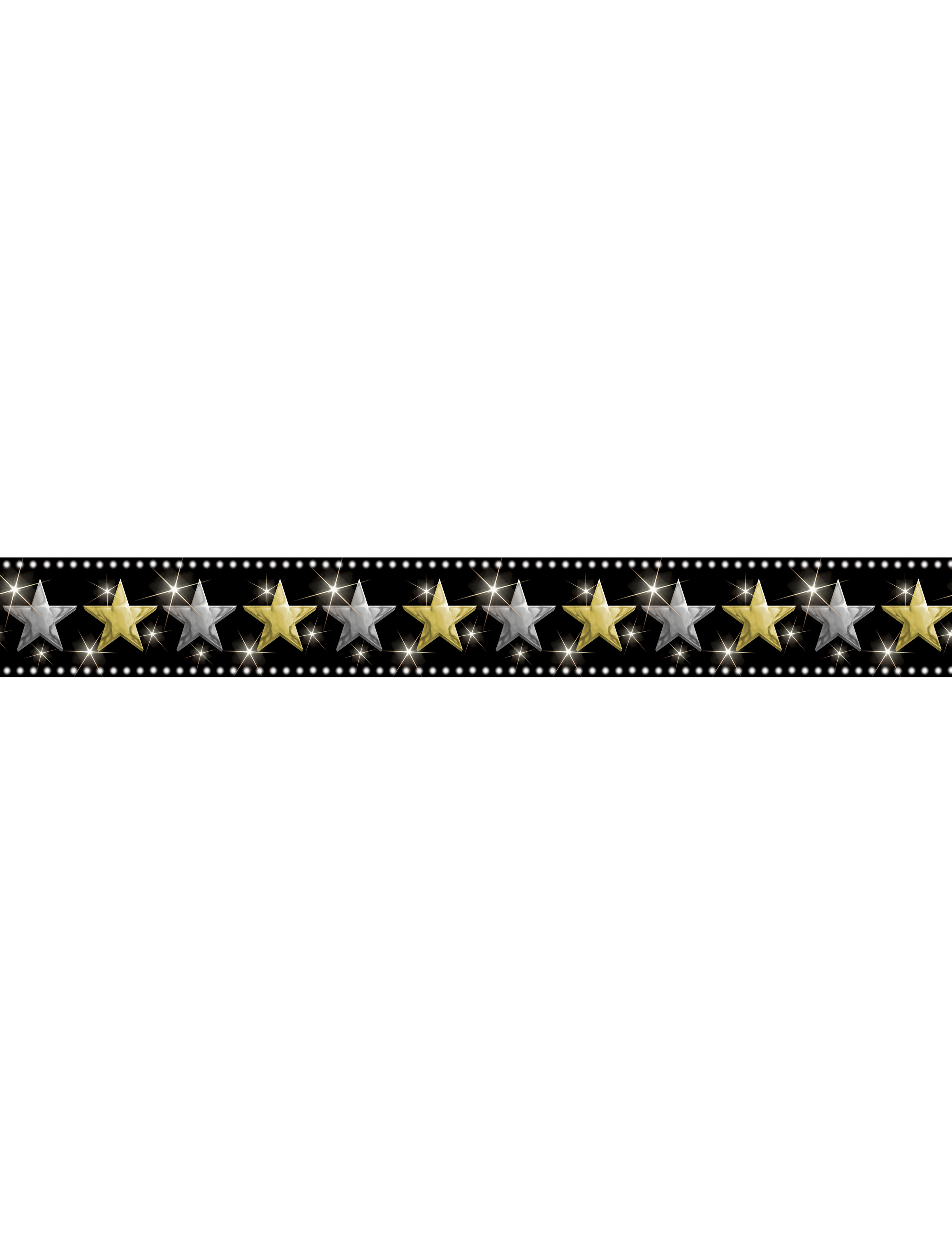 Banderole murale étoiles