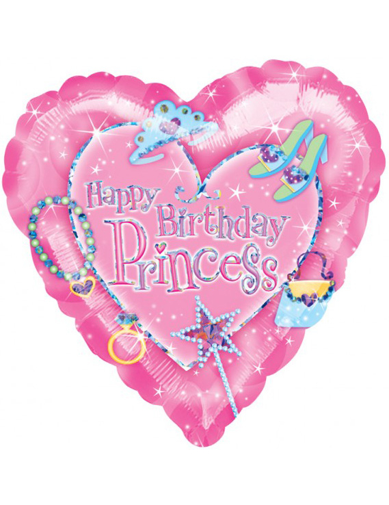 Ballon happy birthday princess