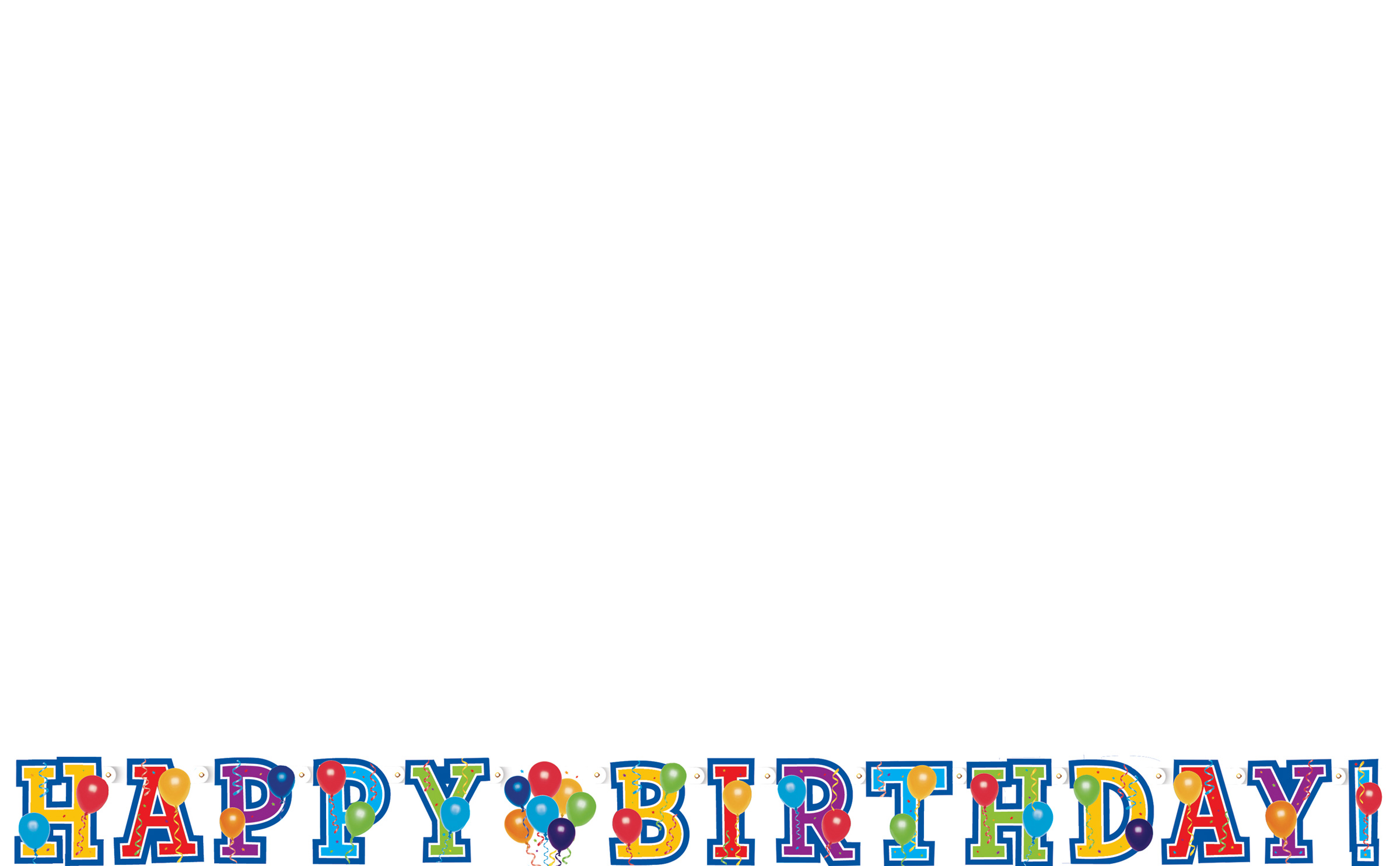 Bannière happy birthday