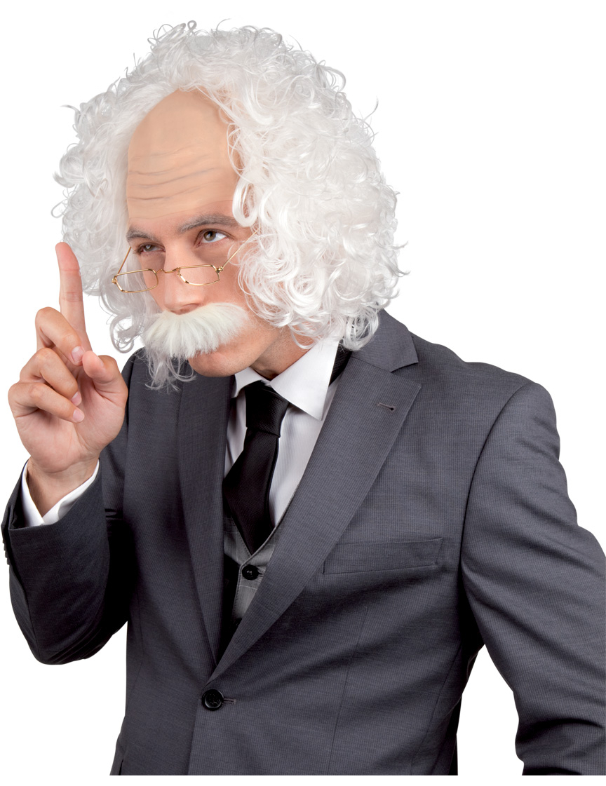 Perruque Einstein homme