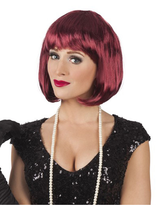 Perruque cabaret auburn femme