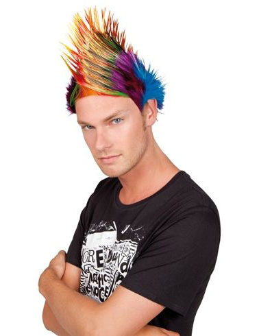 Perruque Spiky Mike adulte