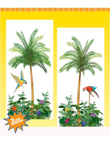 Décorations murales palmiers